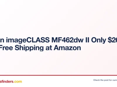 Canon imageCLASS MF462dw II Only $265.xx with Free Shipping at Amazon