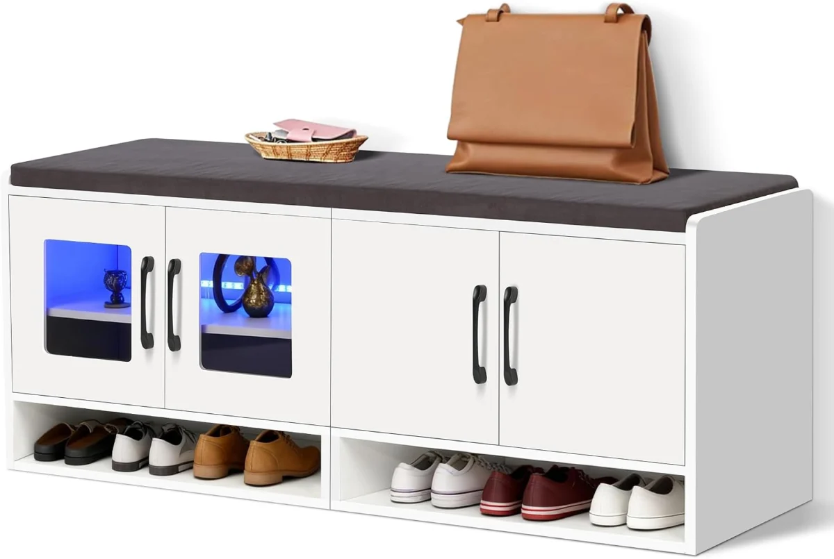 Vellaniq Shoe Bench Only $139.xx at Amazon