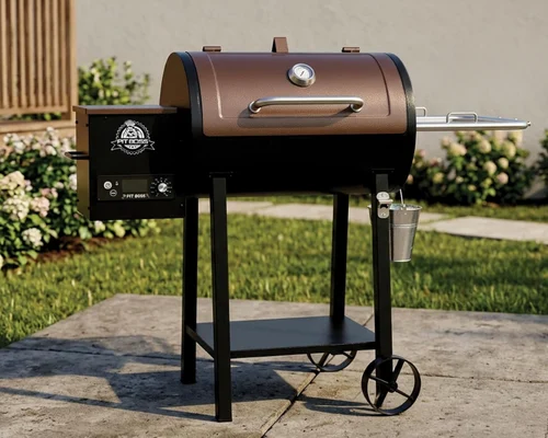 Pit Boss 440 Mahogany Pellet Grill & Smoker ONLY $231.xx (Reg $411)