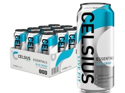 Prime Members: 12-Pk 16-Oz CELSIUS Sugar Free Energy Drink (Sparkling Blue Crush) $13.xx w/ S&S + Free S&H