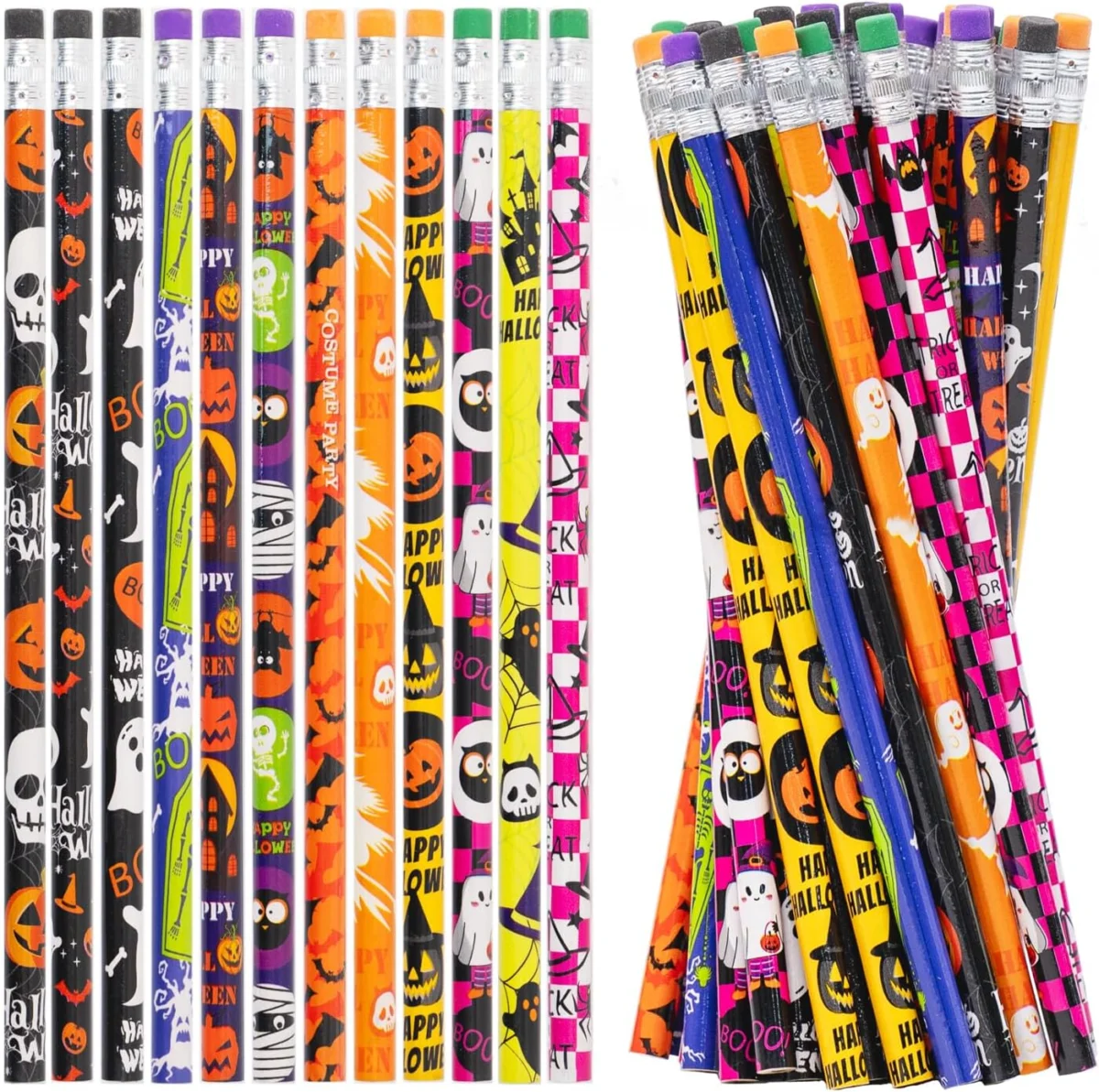 48 Pcs Halloween Pencils Deal