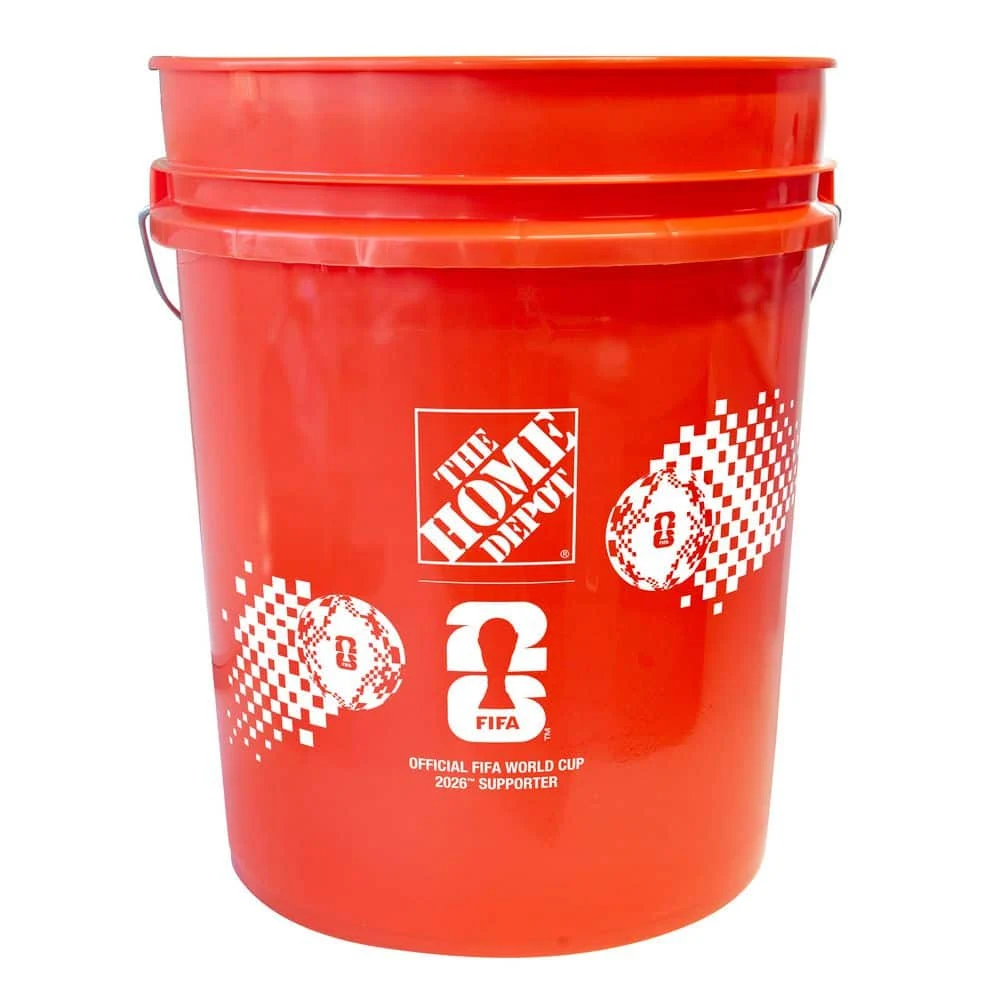FIFA Orange Homer Bucket Only $0.97 at Home Depot