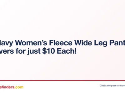 Old Navy Women’s Fleece Wide Leg Pants & Pullovers for just $10 Each!