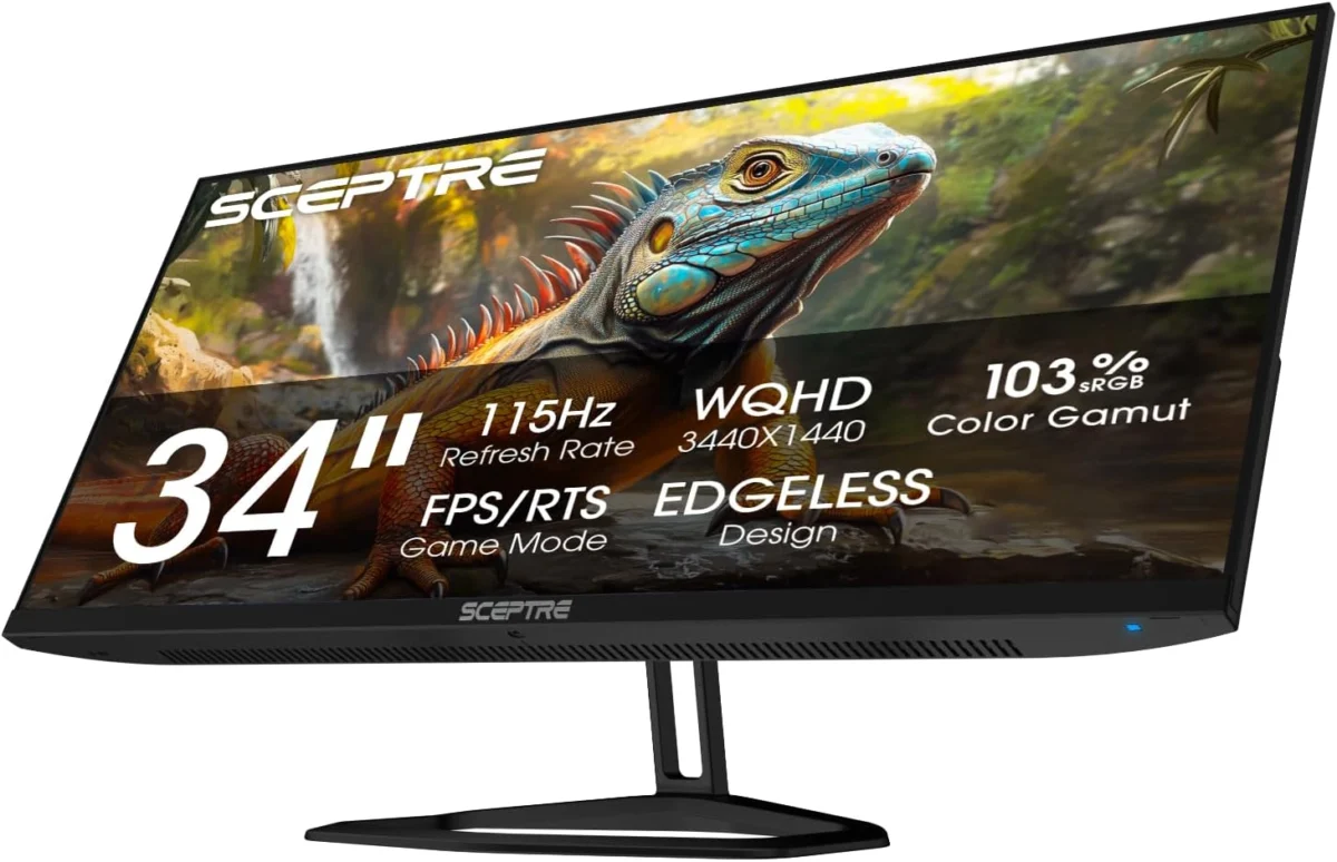 Sceptre 34‑inch Prime Monitor Only $169.xx (Reg. $220) at Amazon