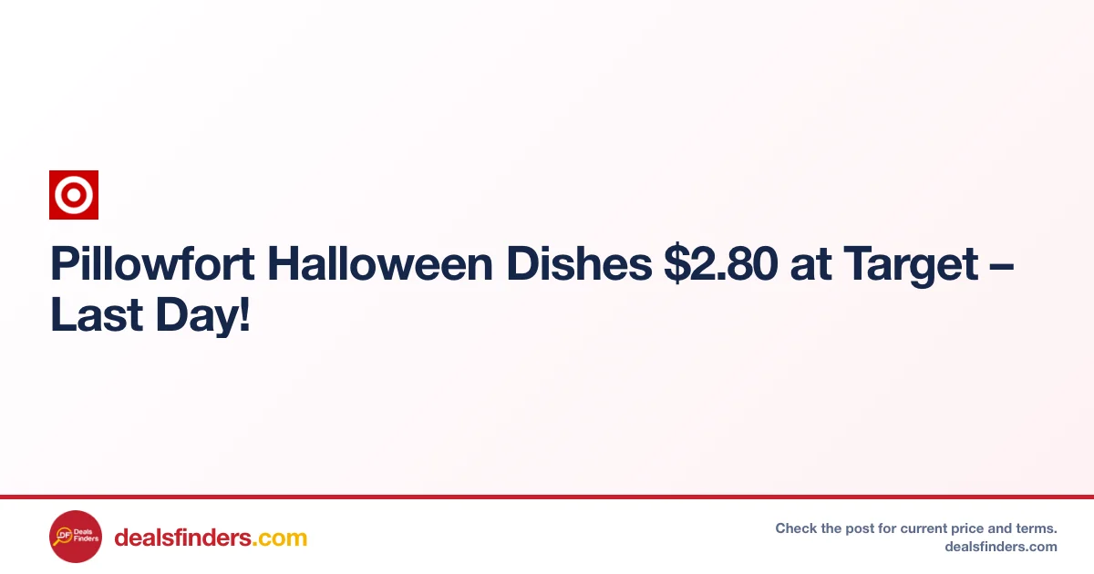 Pillowfort Halloween Dishes Only $2.80 at Target
