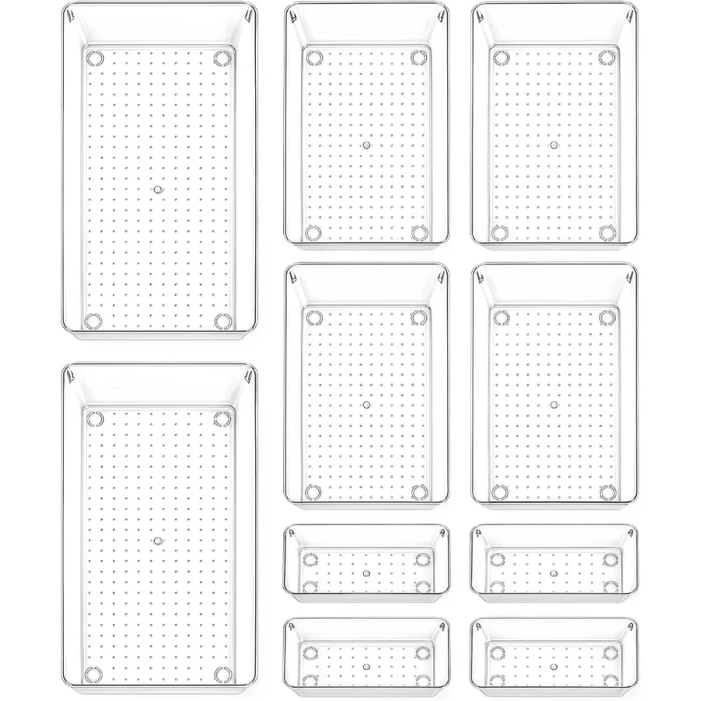 Clear Drawer Organizer Trays Deal: Save $21.xx at Amazon