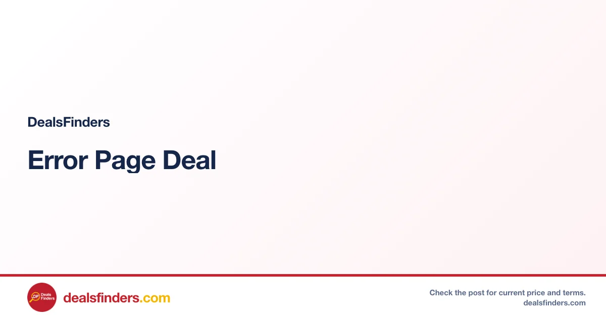 Error Page Deal
