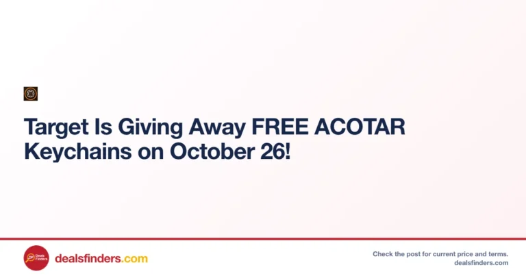 Free ACOTAR Keychains at Target – Limited Time Oct 26