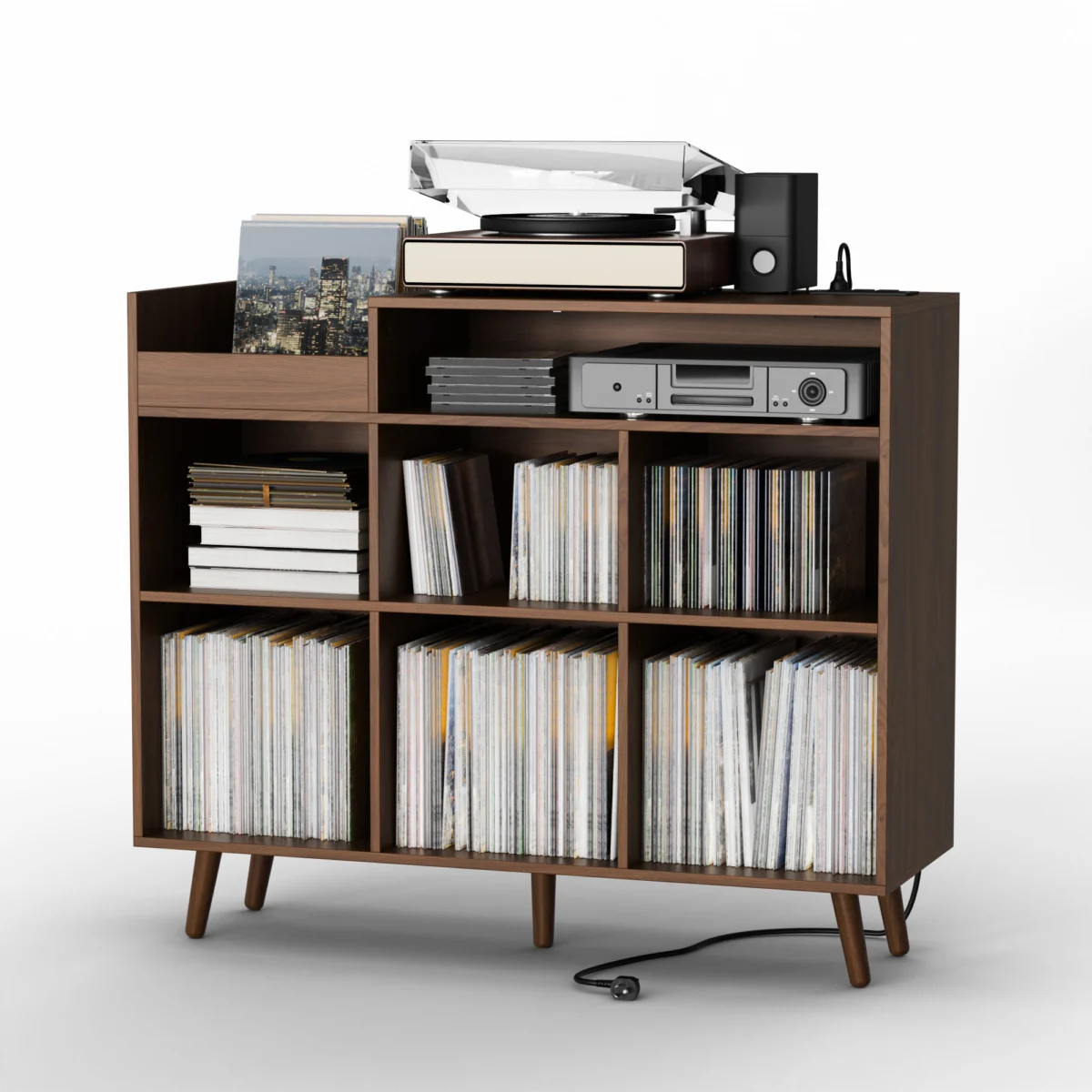 George Oliver Meher Record Player Stand Deal: Save $23 at Wayfair