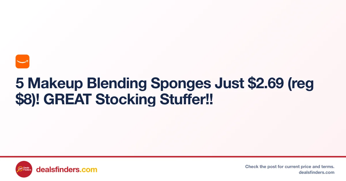 Makeup Blending Sponges Just $2.xx (Reg. $8) at Amazon