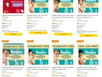 Pampers & Huggies Diapers Deal: Save 40% at Amazon