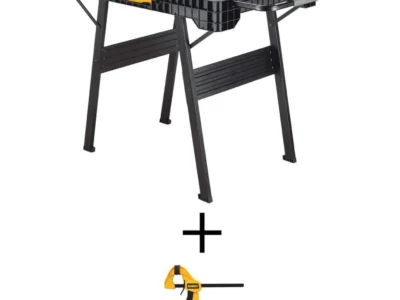 DEWALT 33-in Folding Workbench Sawhorse & 12-in Bar Clamp Only $125
