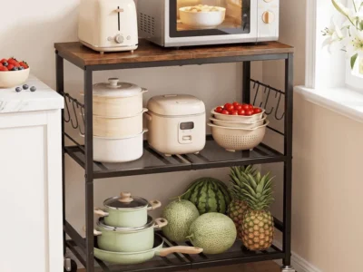 3-Tier Rolling Kitchen Cart Deal: Save 50% at Amazon