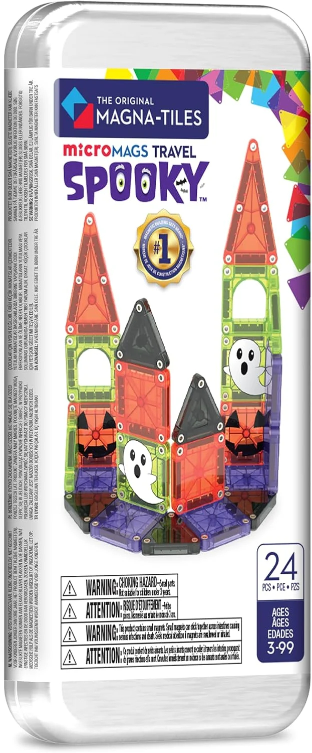 MAGNA‑TILES microMAGS 24‑Piece Spooky Travel Set Only $13.xx (Reg.