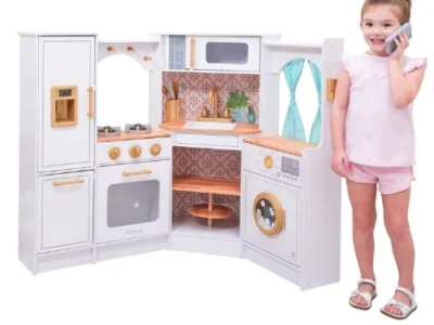 KidKraft Ultimate Corner Wooden Play Kitchen Only $67.xx (Reg. $215)