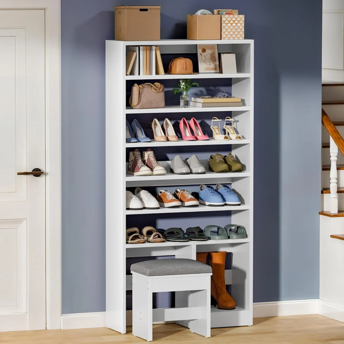 YITAHOME 8‑Tier Shoe Cabinet Only $62.xx (Reg. $70) at Amazon