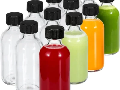 glass bottles