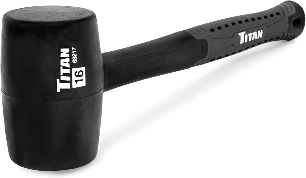 Titan 16oz Rubber Mallet Only $7.xx (Reg. $16) at Amazon