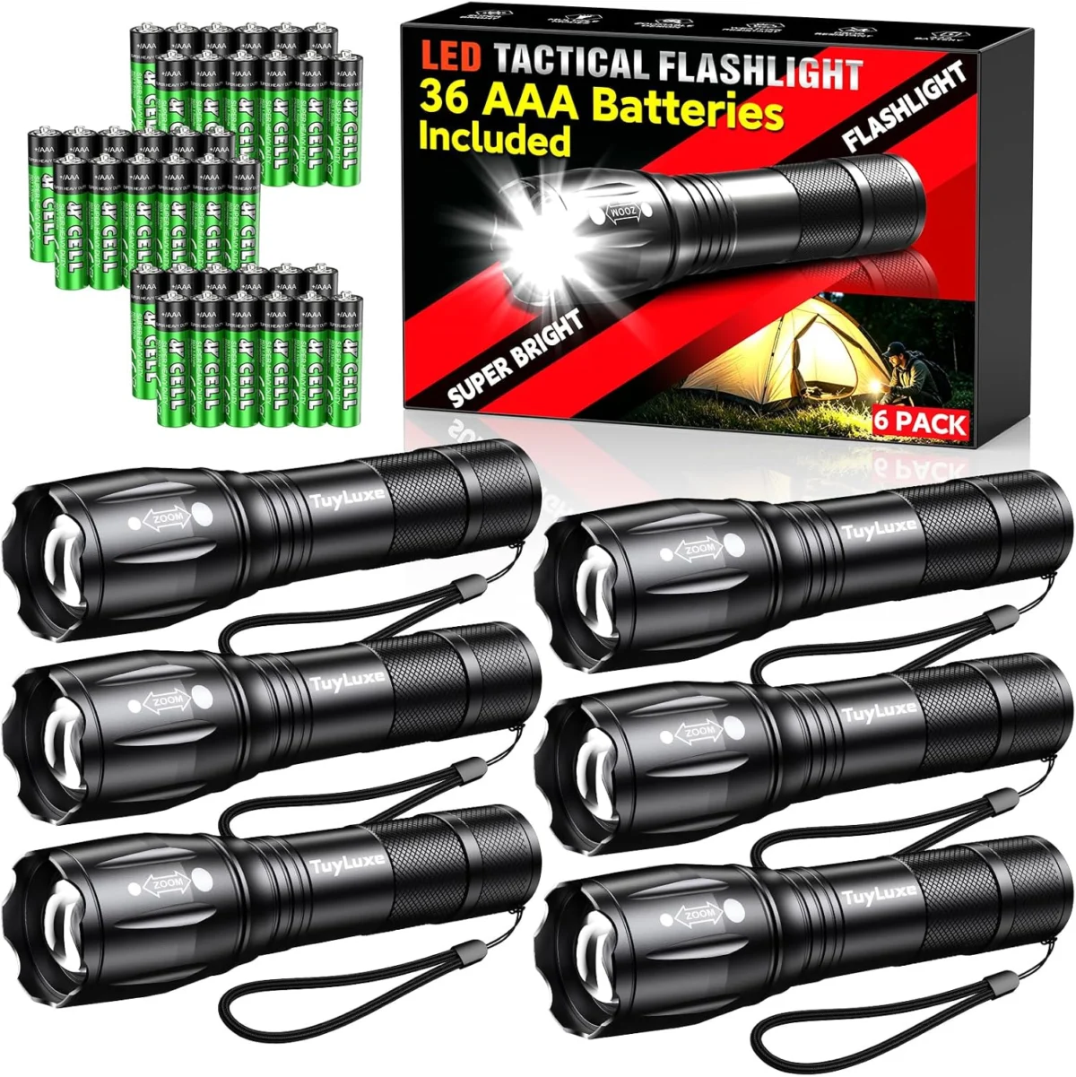200-Lumen LED Flashlights 6-Pack Only $27.xx (Reg. $33) at Amazon