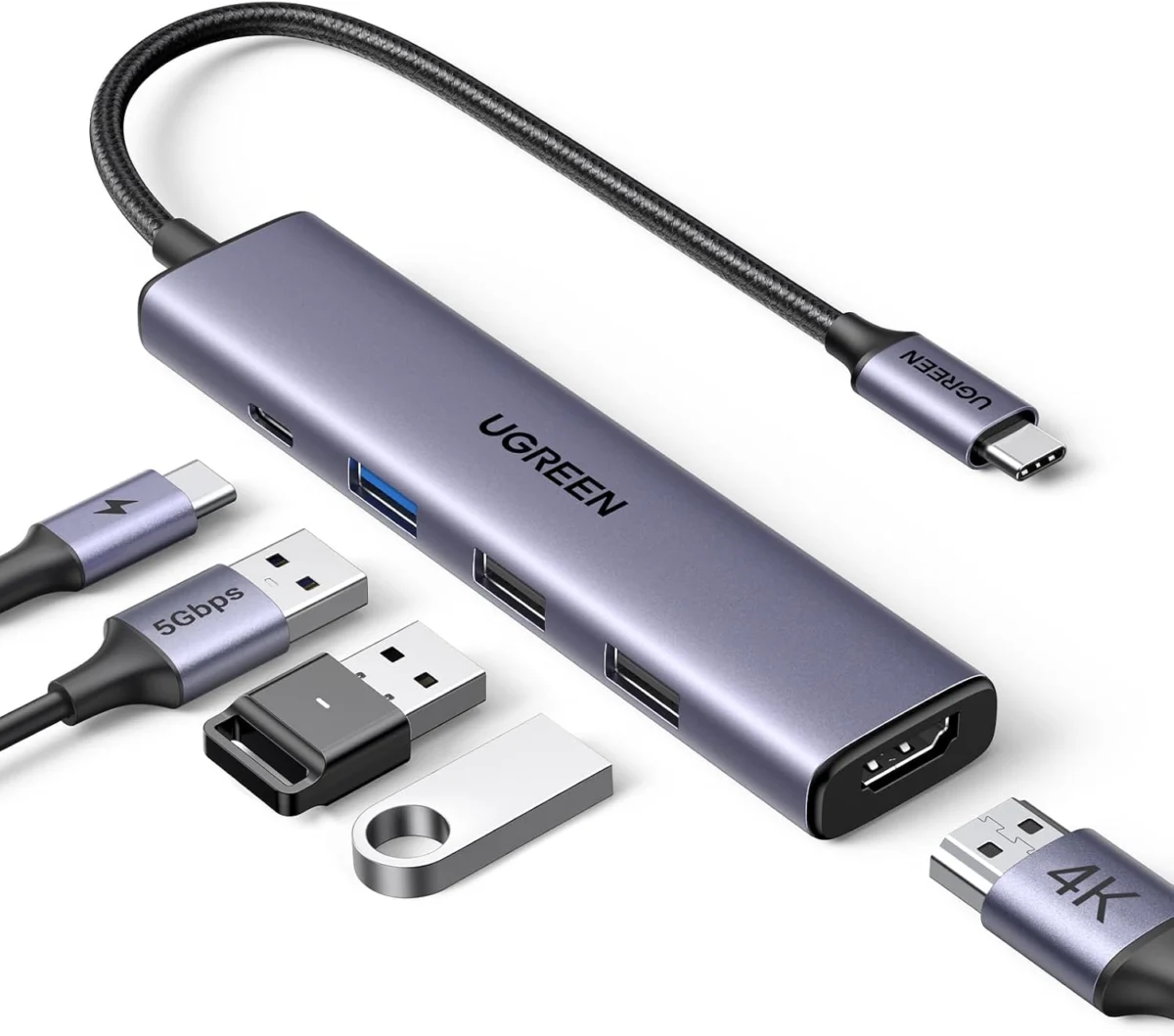 UGREEN 5-Port USB-C Hub Only $13.xx (Reg. $16) at Amazon