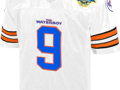 Atonmore Bobby Boucher #9 The Waterboy Adam Sandler Movie Football Jersey $9.xx at Amazon