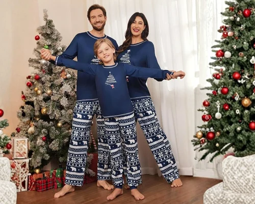 Ekouaer Family Christmas Pajamas Matching Sets for $12.xx