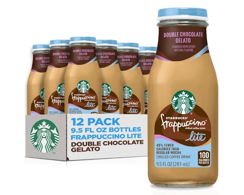 Starbucks Frappuccino Lite Chilled Gelato Coffee Drink 12-Pack for $20.xx
