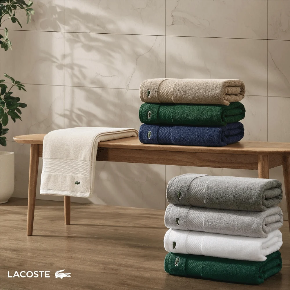 Lacoste Supima Cotton Towel Deal: Save $23.xx at Amazon