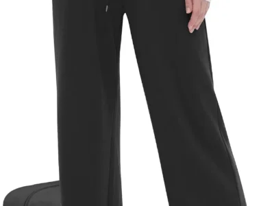 Amazon : Womens Fleece Lined Wide Leg Sweatpants $14 (Reg$21) + Free Prime Shipping. #Ad