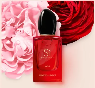 Get a FREE Giorgio Armani Sì Passione Éclat 1.2 ml Fragrance Sample