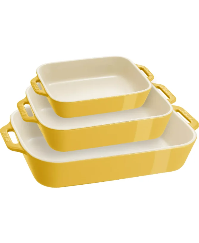 Staub Ceramic 3-Piece Baking Dish Set Save $171 at Macy’s