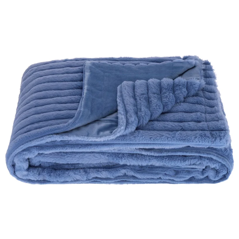 Mainstays Channel Faux Fur Blanket Deal: Save $10.96 at Walmart