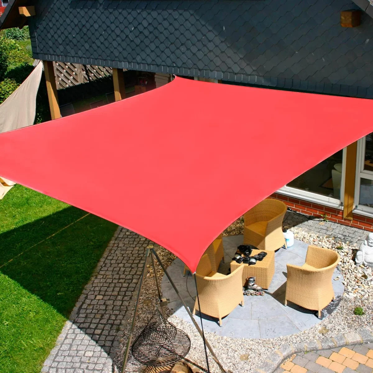 Kanagawa 10′ x 10′ Rectangle Sun Shade Only $18.xx at Amazon