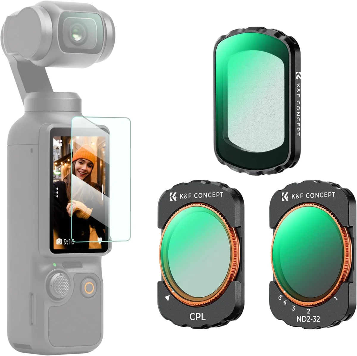 K&F CONCEPT Magnetic ND CPL Filters Only $36.xx at Amazon