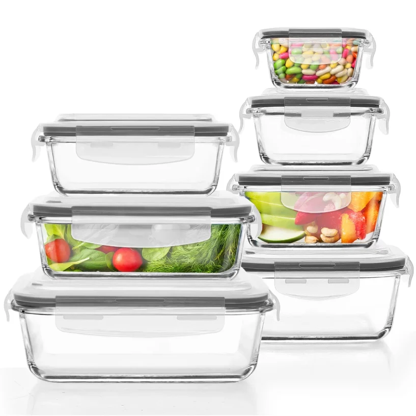 14 Pcs Glass Food Storage Containers Deal: Save $15.34 at Walmart
