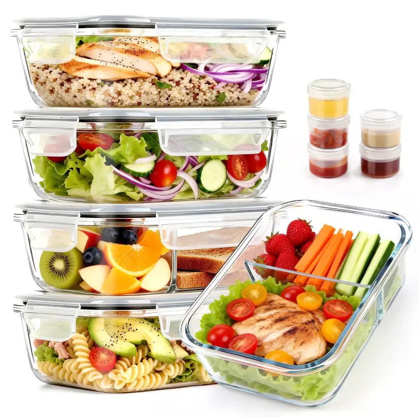 20 Pcs Glass Food Storage Containers Deal: Save $20.34 at Walmart