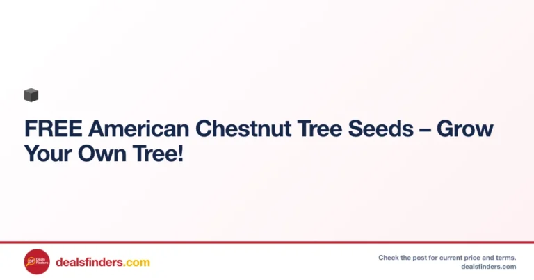 Free American Chestnut Tree Seeds – Grow Your Own Tree