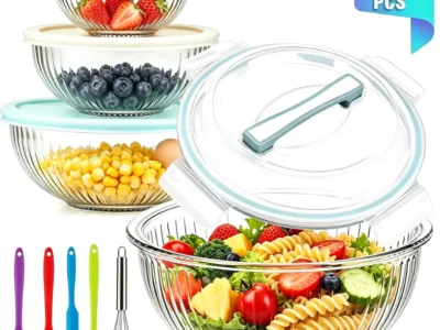 AOKIWO 13-Pack Nesting Glass Bowls Deal: Save $26.80 at Walmart