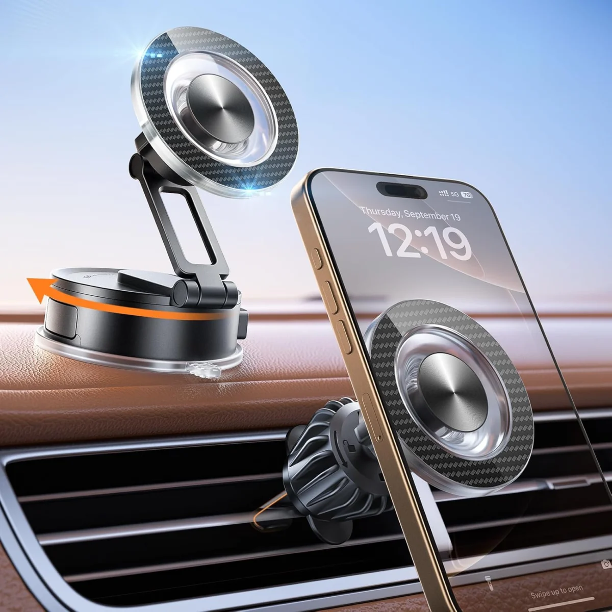 SUPERONE Magnetic Car Phone Mount Only $7.xx (Reg. $18) at Amazon