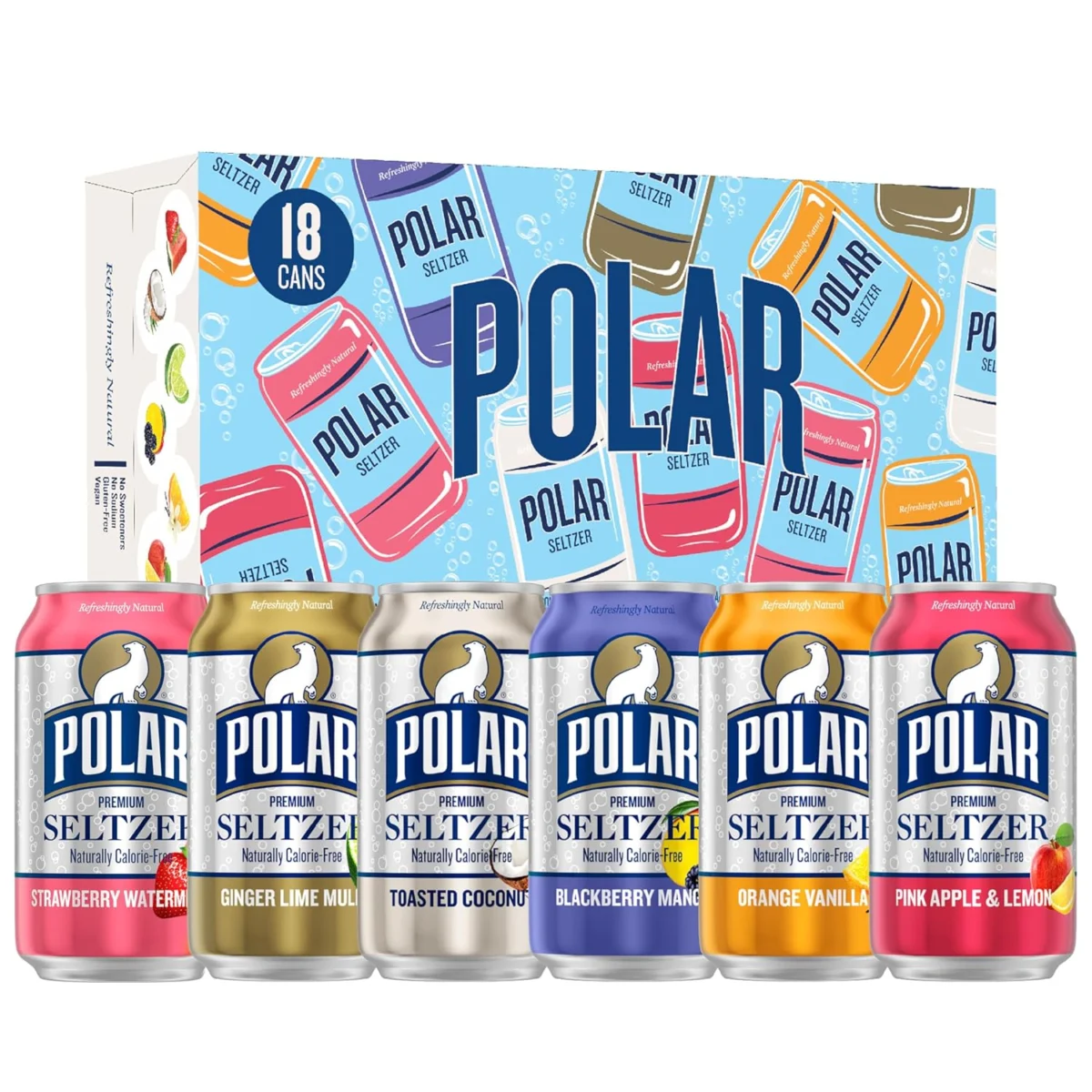 Polar Seltzer Variety Pack Only $9.xx (Reg. $12) at Amazon