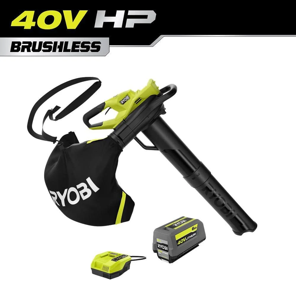RYOBI 40V HP Brushless Leaf Vacuum Only $229 at Home Depot
