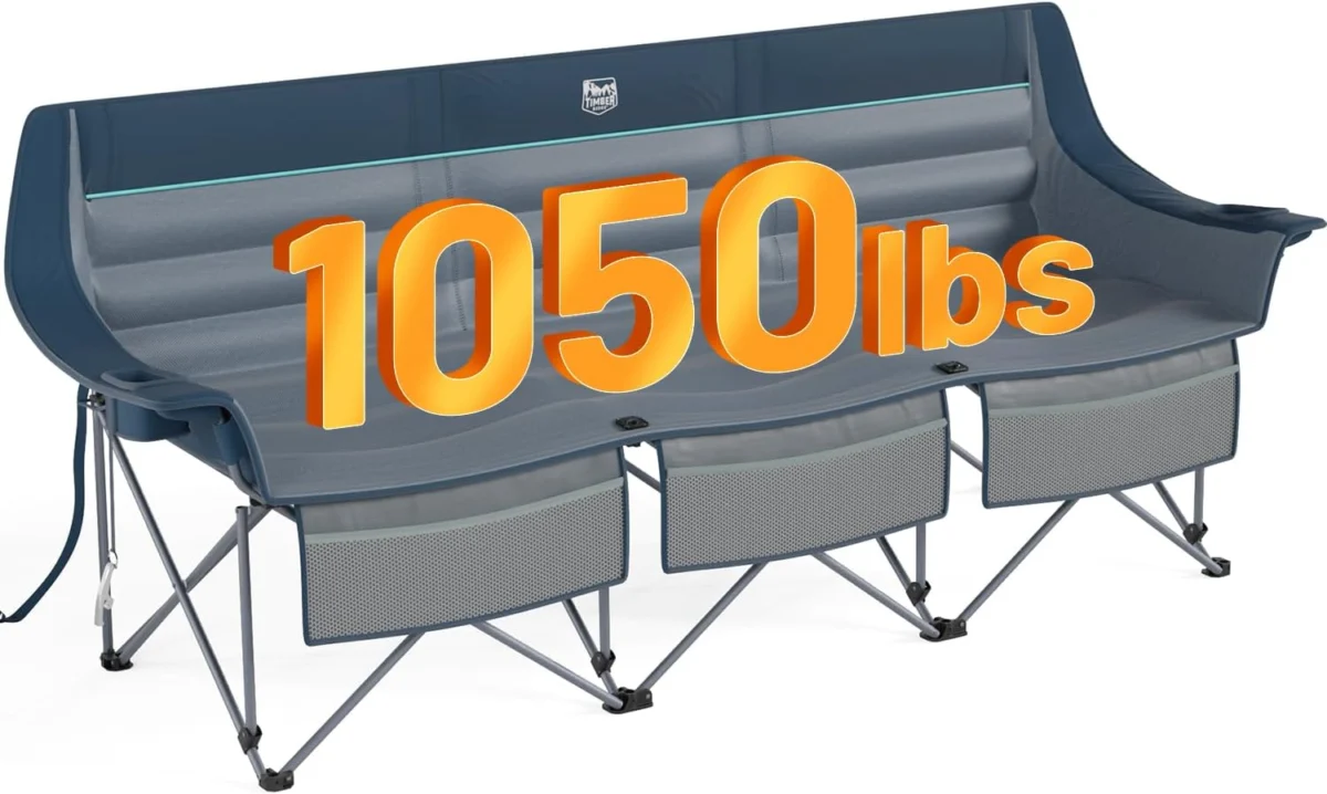 Timber Ridge 3-Person Folding Camping Loveseat Only $67.xx (Reg.