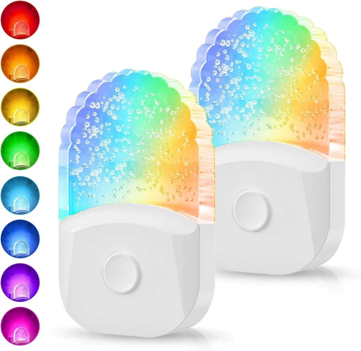 2-Pack RGB LED Night Lights Only $5.xx at Amazon