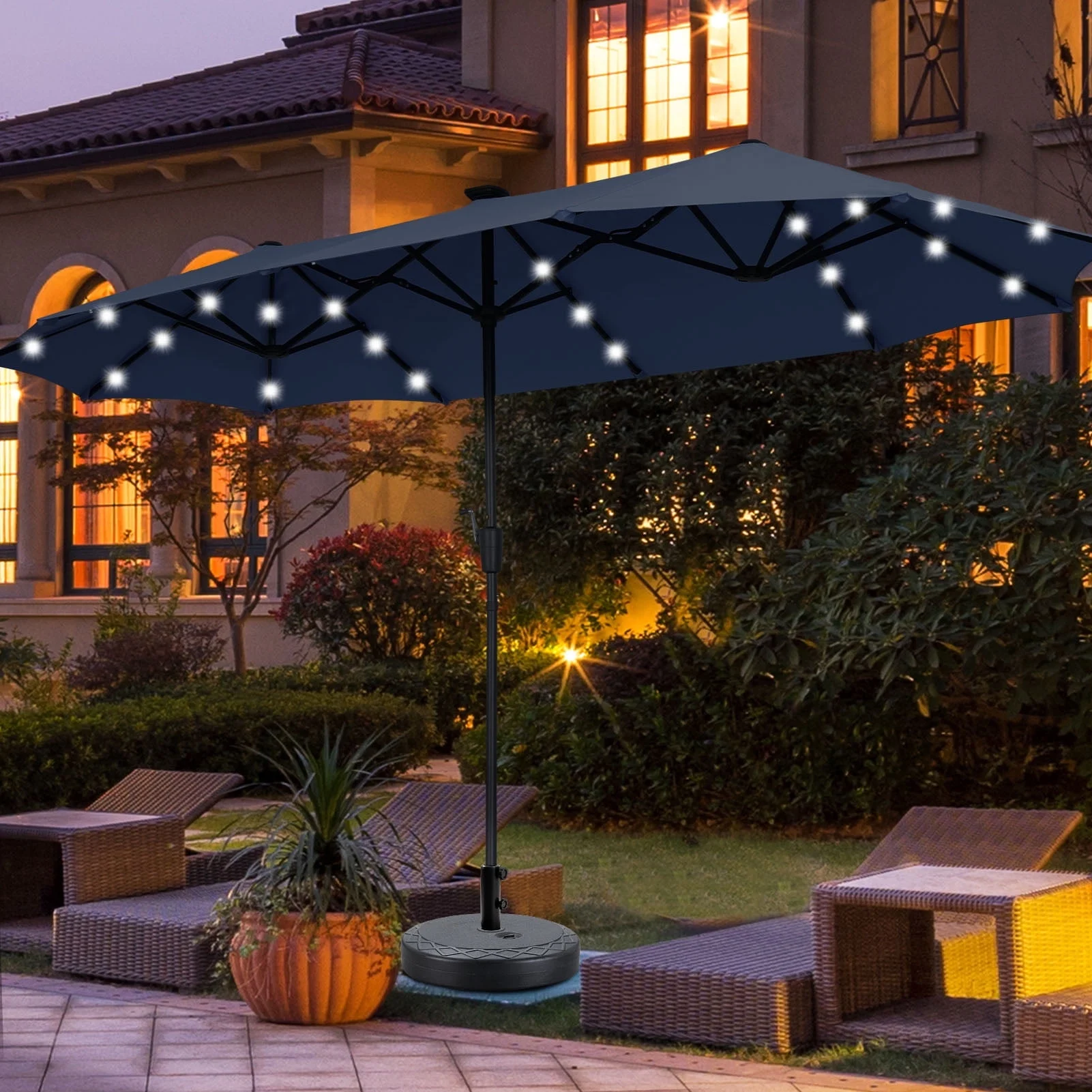 13′ Ainfox Large Patio Umbrella Only $48 with Free Shipping at Walmart
