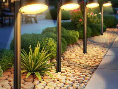8-Pk Ahaorigin LED Outdoor Solar Pathway Lights $25.xx + Free S&H