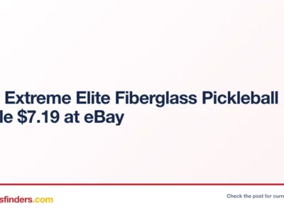 Head Extreme Elite Fiberglass Pickleball Paddle $7.19 at eBay