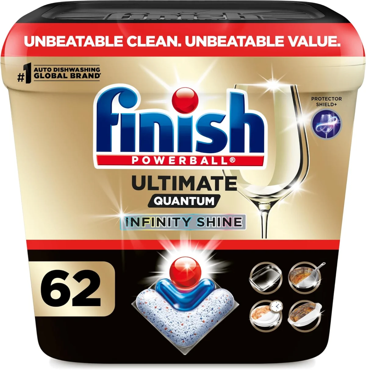 Powerball Ultimate Plus Infinity Shine Dishwasher Tablets