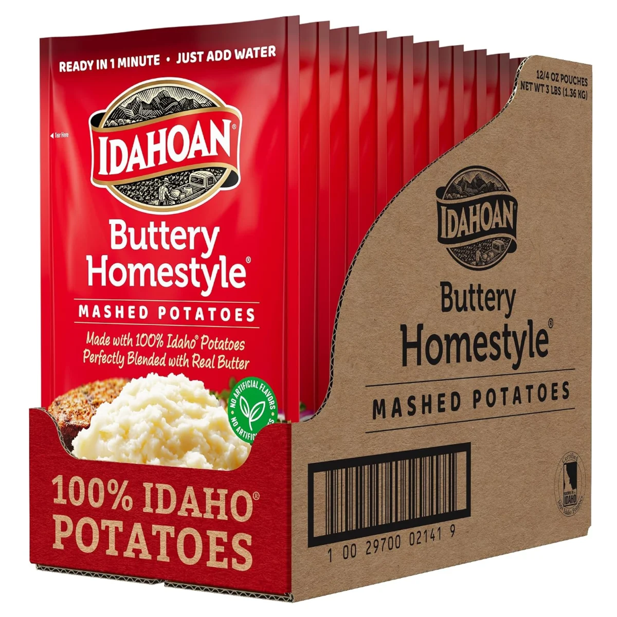 Idahoan Mashed Potatoes 12-Pack Only $7.xx (Reg. $16) at Amazon
