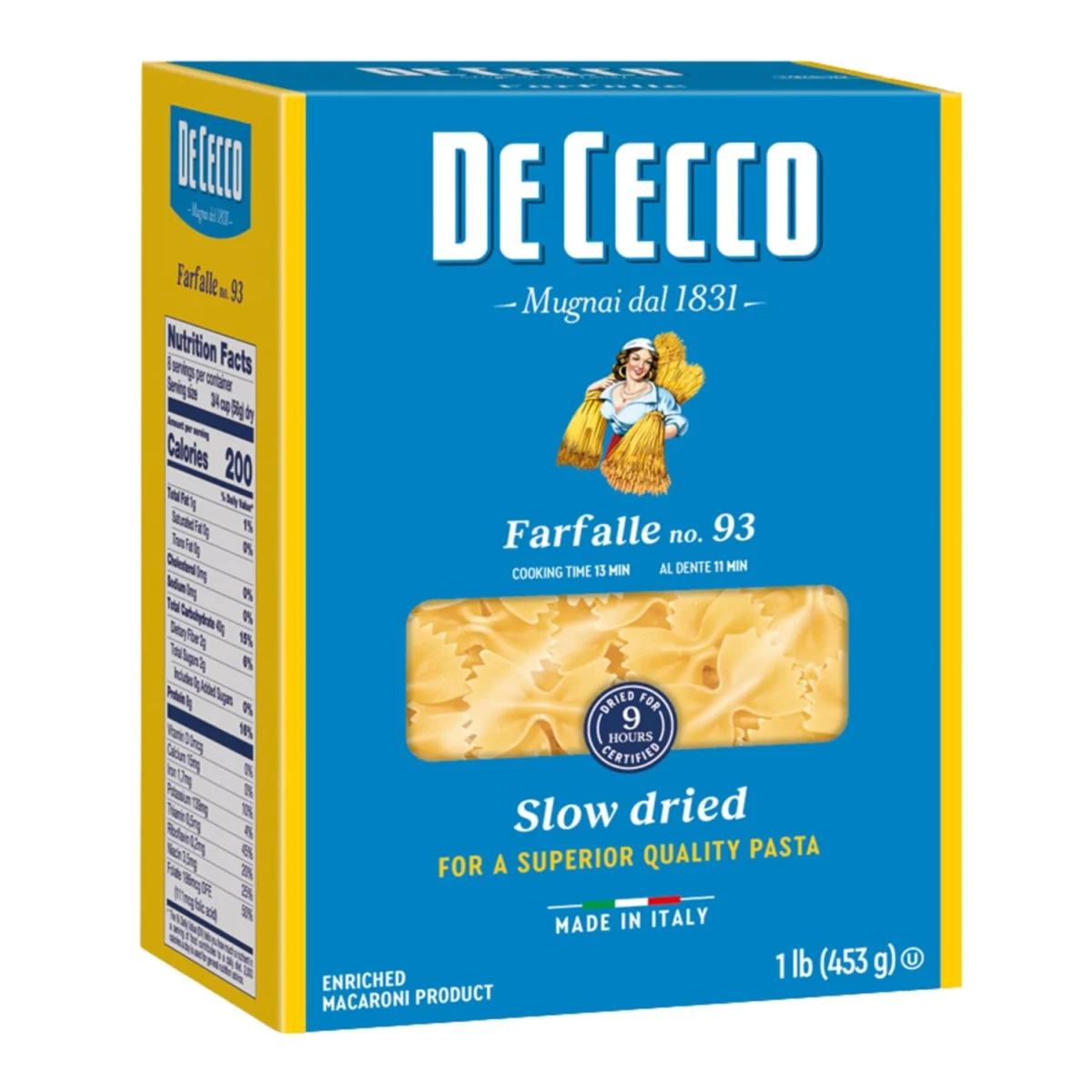 16oz De Cecco Farfalle No. 93 Pasta Only $1.xx (Reg. $3) at Amazon
