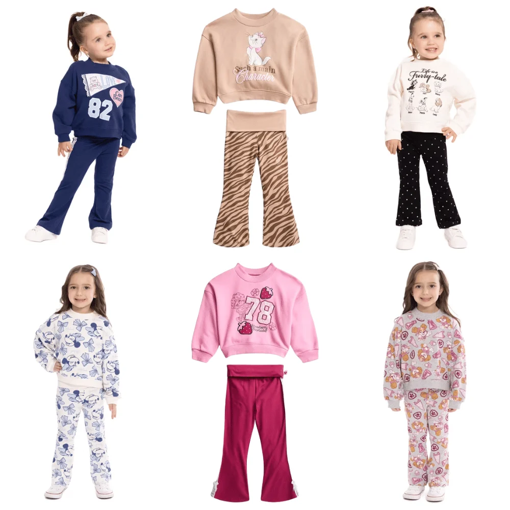 Girls Print Top & Flared Leggings Deal: Save $5 at Walmart
